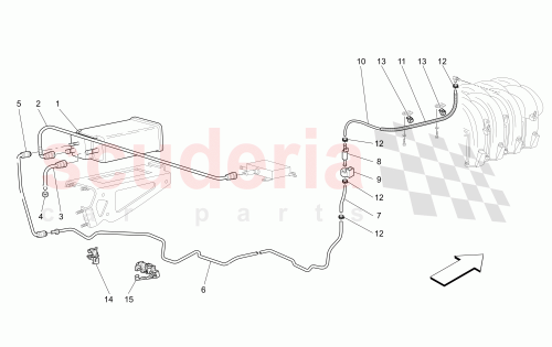 Part Diagram for Maserati 10396880