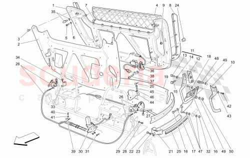 Part Diagram for Maserati 67377400