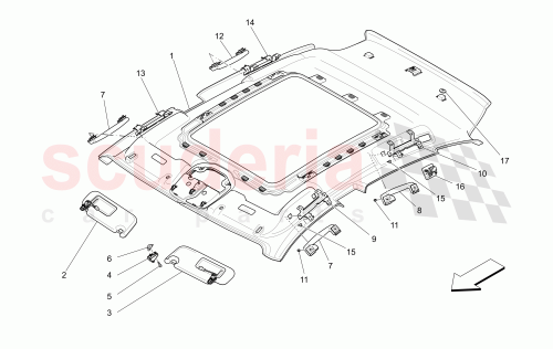 Part Diagram for Maserati 670048031