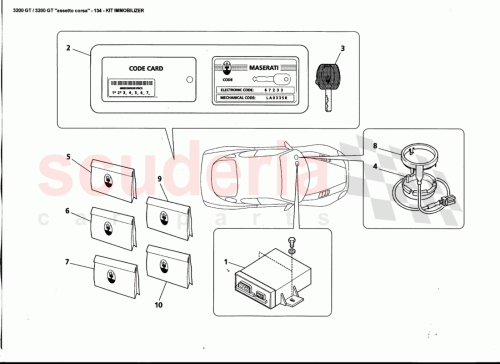 Part Diagram for Maserati 373401311