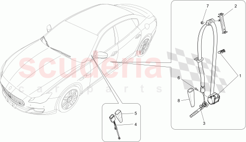 Part Diagram for Maserati 670007204