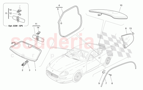 Part Diagram for Maserati 16083501