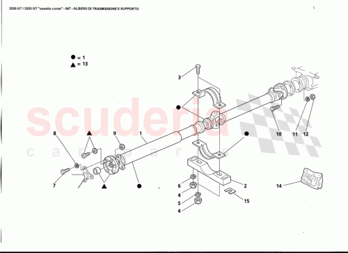 Part Diagram for Maserati 386000107