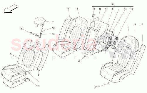 Part Diagram for Maserati 670019278