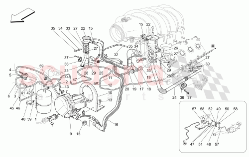 Part Diagram for Maserati 247306