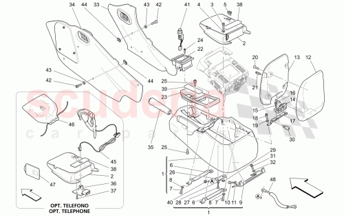 Part Diagram for Maserati 66304300