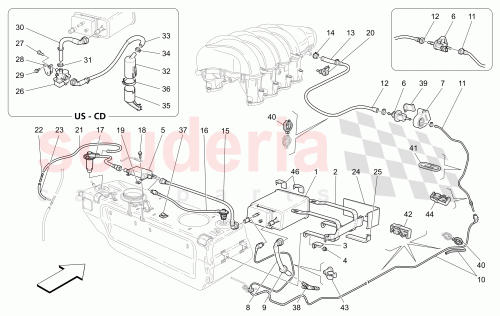 Part Diagram for Maserati 199880