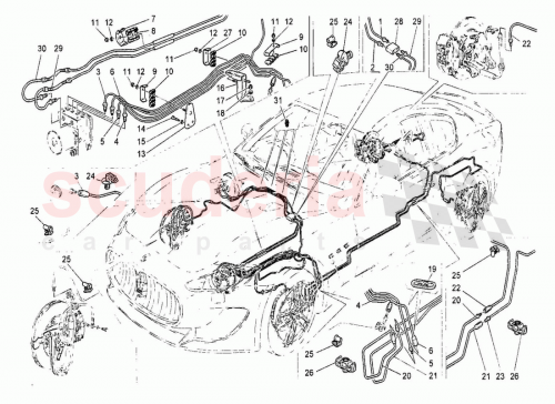 Part Diagram for Maserati 192279