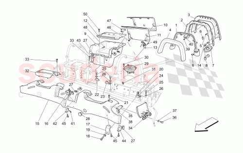 Part Diagram for Maserati 980138276