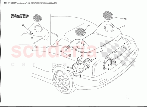 Part Diagram for Maserati 9810086