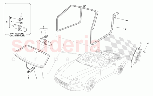 Part Diagram for Maserati 66664100