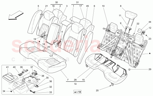 Part Diagram for Maserati 673003517