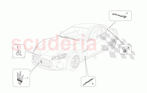 Part Diagram for Maserati 88639500