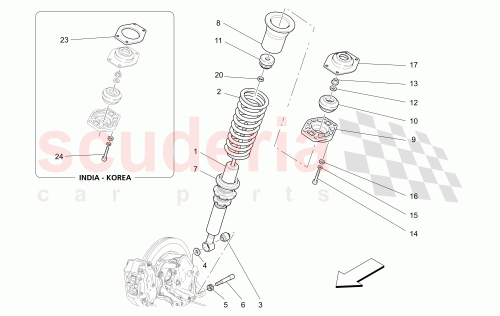 Part Diagram for Maserati 263104