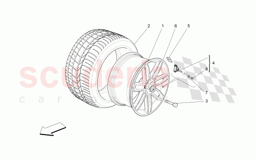 Part Diagram for Maserati 670013626