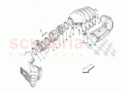 Part Diagram for Maserati 203134