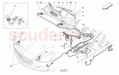 Part Diagram for Maserati 675000176