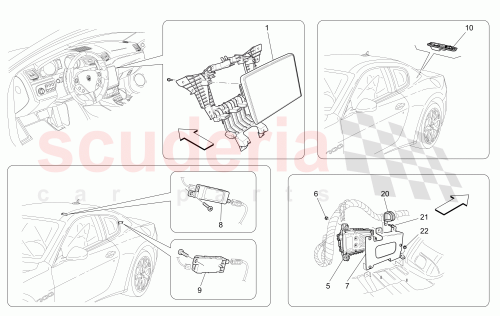 Part Diagram for Maserati 89184500
