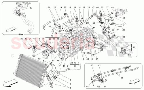 Part Diagram for Maserati 670035535