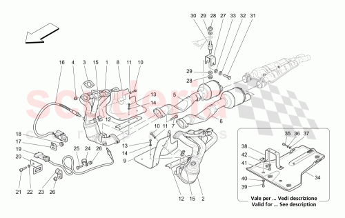 Part Diagram for Maserati 182837