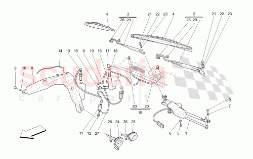 Part Diagram for Maserati 12648925