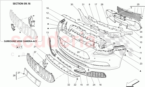 Part Diagram for Maserati 673008996