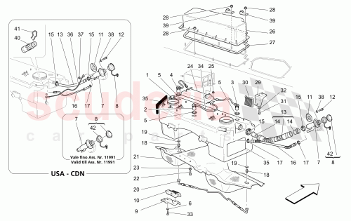 Part Diagram for Maserati 195049