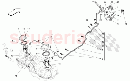 Part Diagram for Maserati 670036847