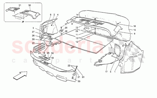 Part Diagram for Maserati 80004500