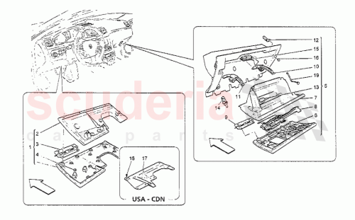 Part Diagram for Maserati 69992800