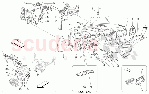 Part Diagram for Maserati 89365448