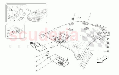 Part Diagram for Maserati 66516000
