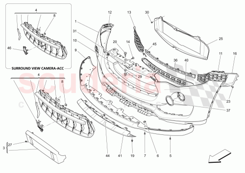 Part Diagram for Maserati 670086122