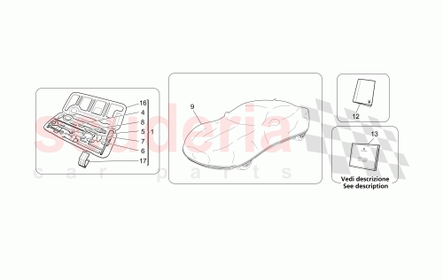 Part Diagram for Maserati 89306400