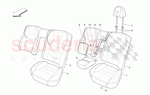 Part Diagram for Maserati 954892807