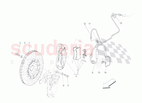 Part Diagram for Maserati 252239