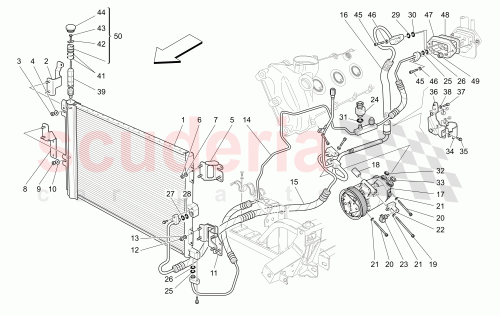 Part Diagram for Maserati 84696700