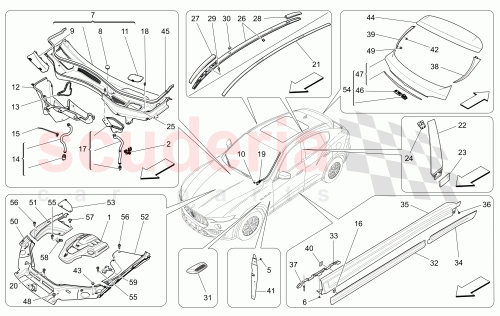 Part Diagram for Maserati 670104472