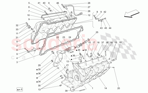 Part Diagram for Maserati 205254