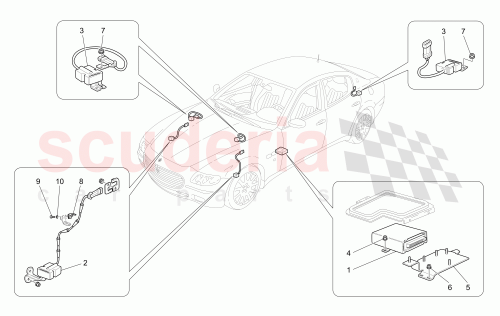 Part Diagram for Maserati 264470