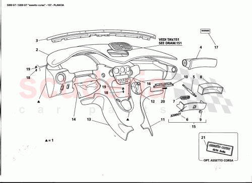 Part Diagram for Maserati 382300840