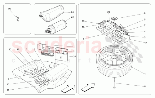 Part Diagram for Maserati 670036019