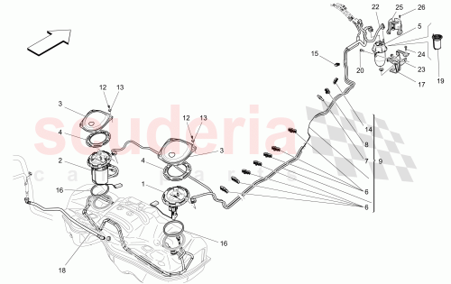 Part Diagram for Maserati 670033769