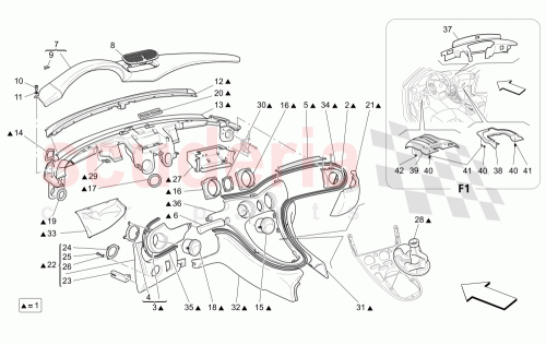 Part Diagram for Maserati 66773502