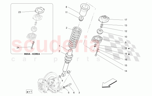 Part Diagram for Maserati 248217