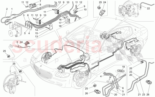 Part Diagram for Maserati 207435