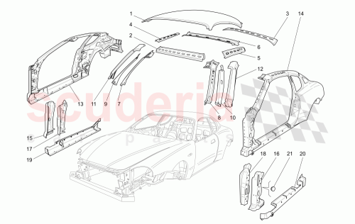 Part Diagram for Maserati 980138303
