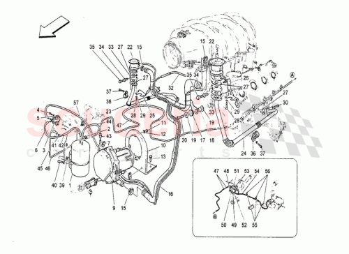 Part Diagram for Maserati 235338