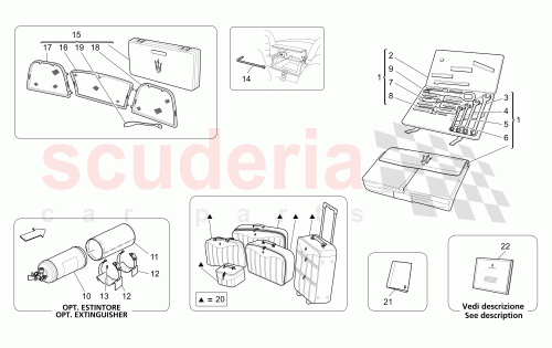 Part Diagram for Maserati 68684600