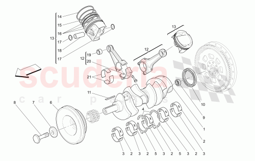 Part Diagram for Maserati 235062